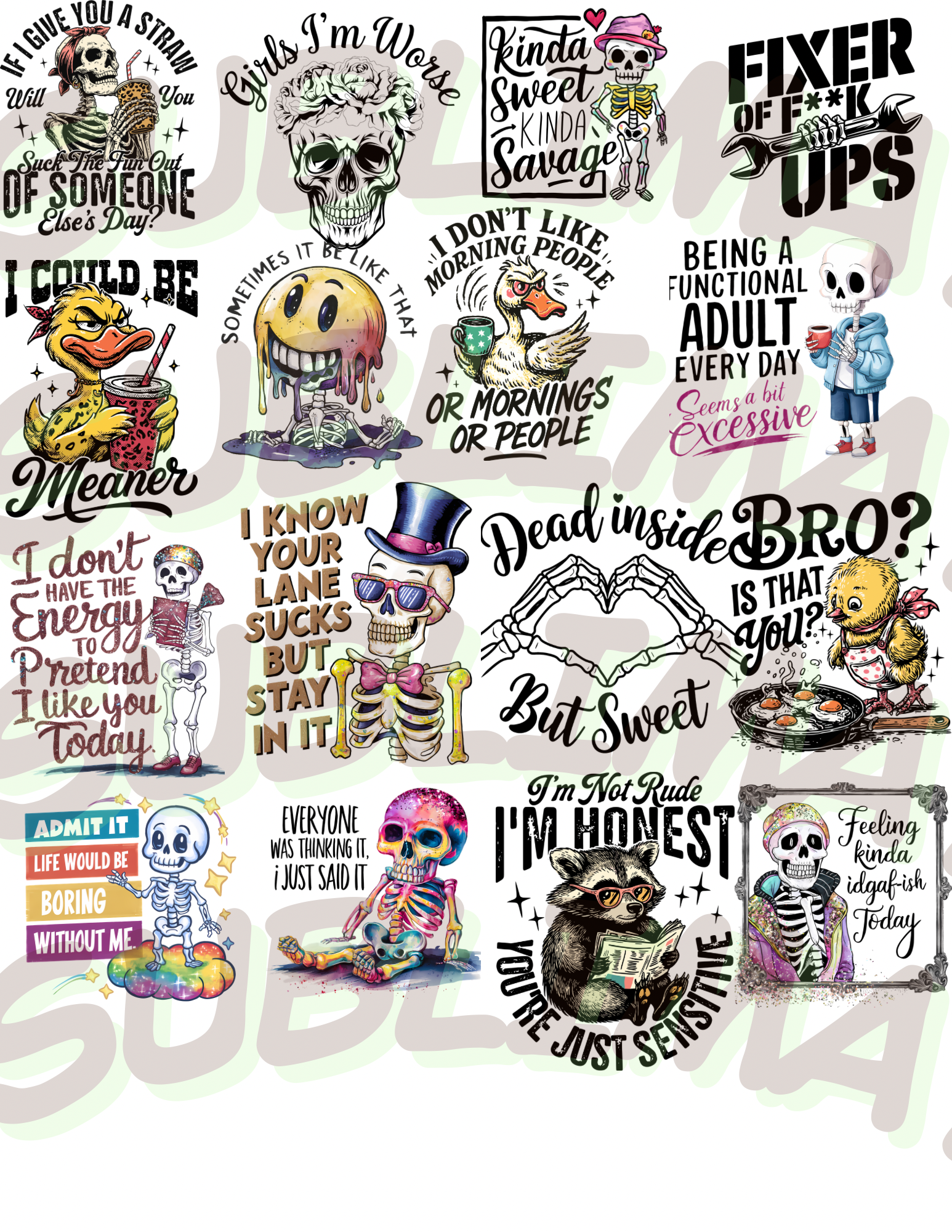 Premade Designs to Choose From