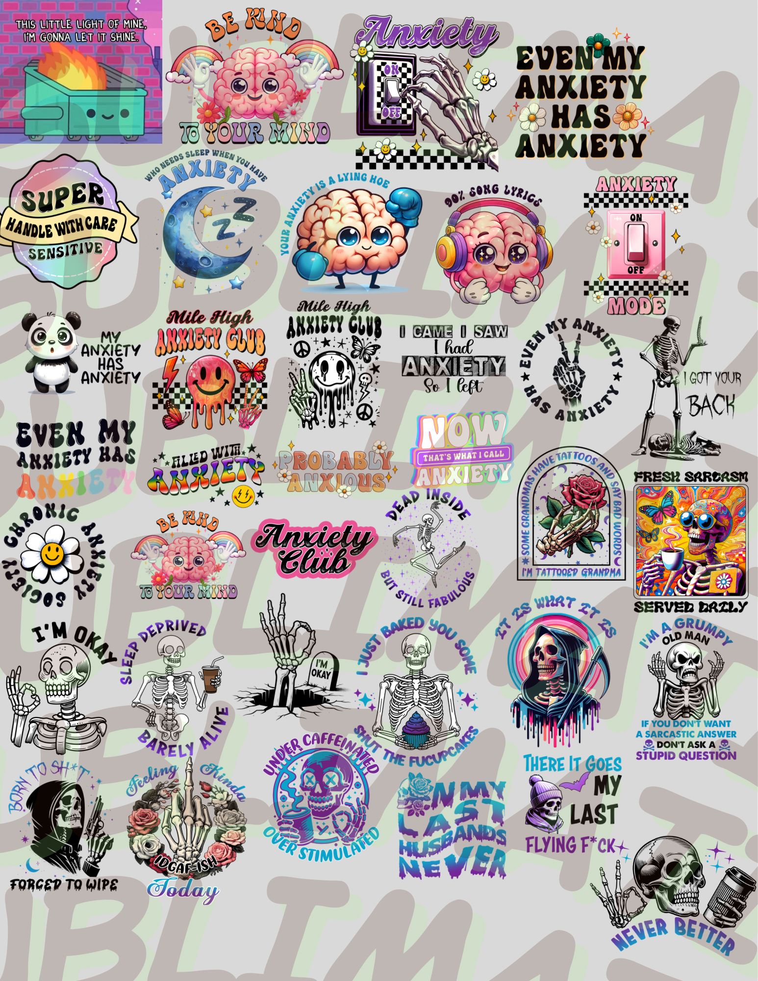 Anxiety/ Mental Health/ Sarcastic