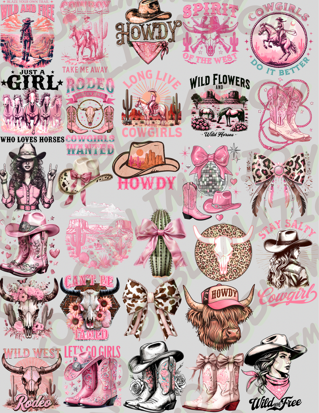 Cowboy/ Cowgirl Designs