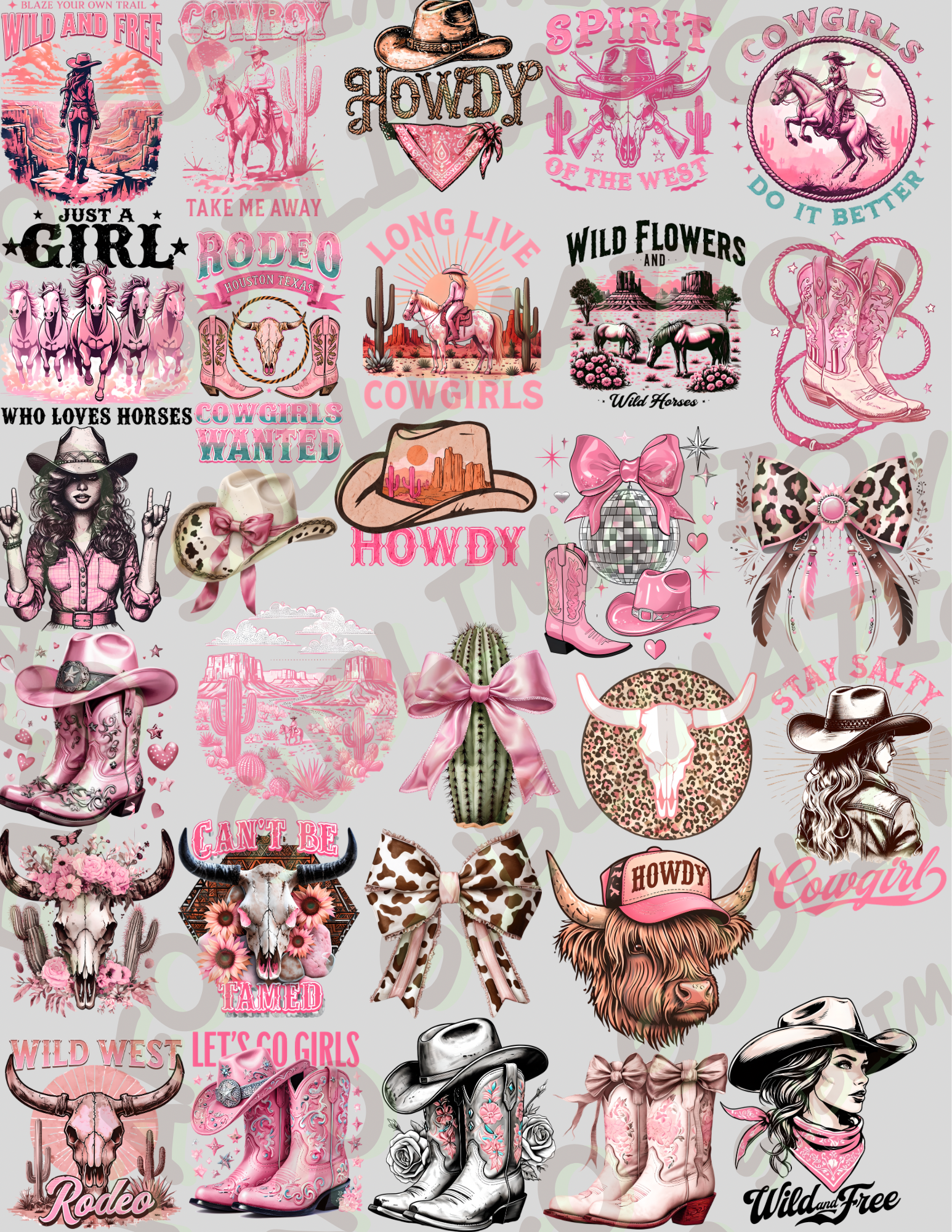 Cowboy/ Cowgirl Designs