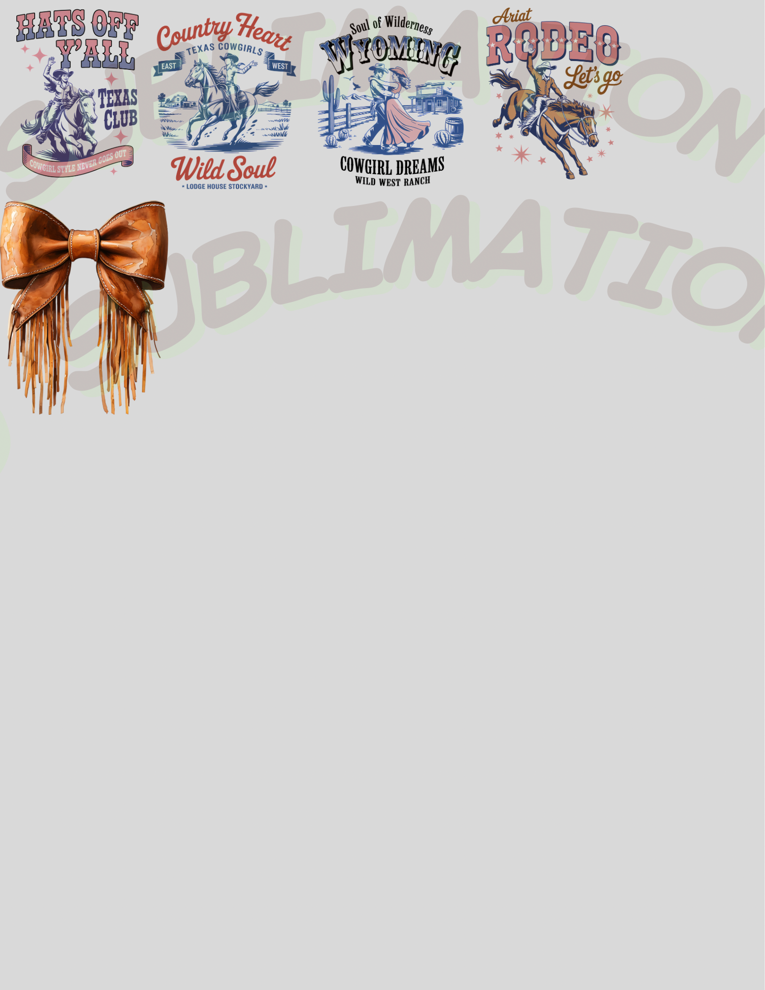 Cowboy/ Cowgirl Designs