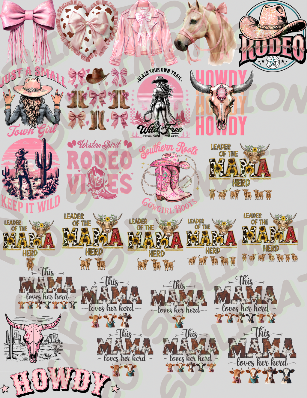 Cowboy/ Cowgirl Designs