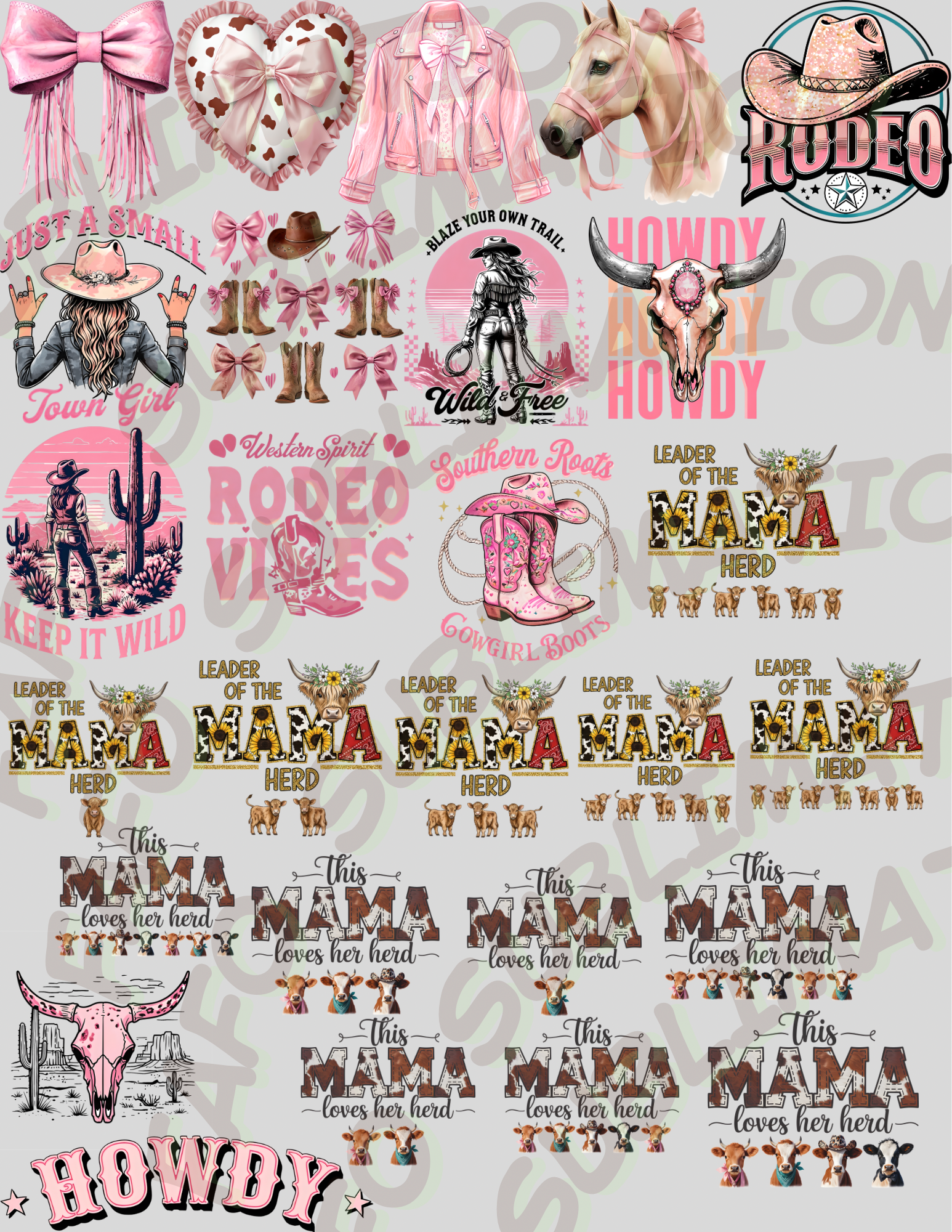 Cowboy/ Cowgirl Designs