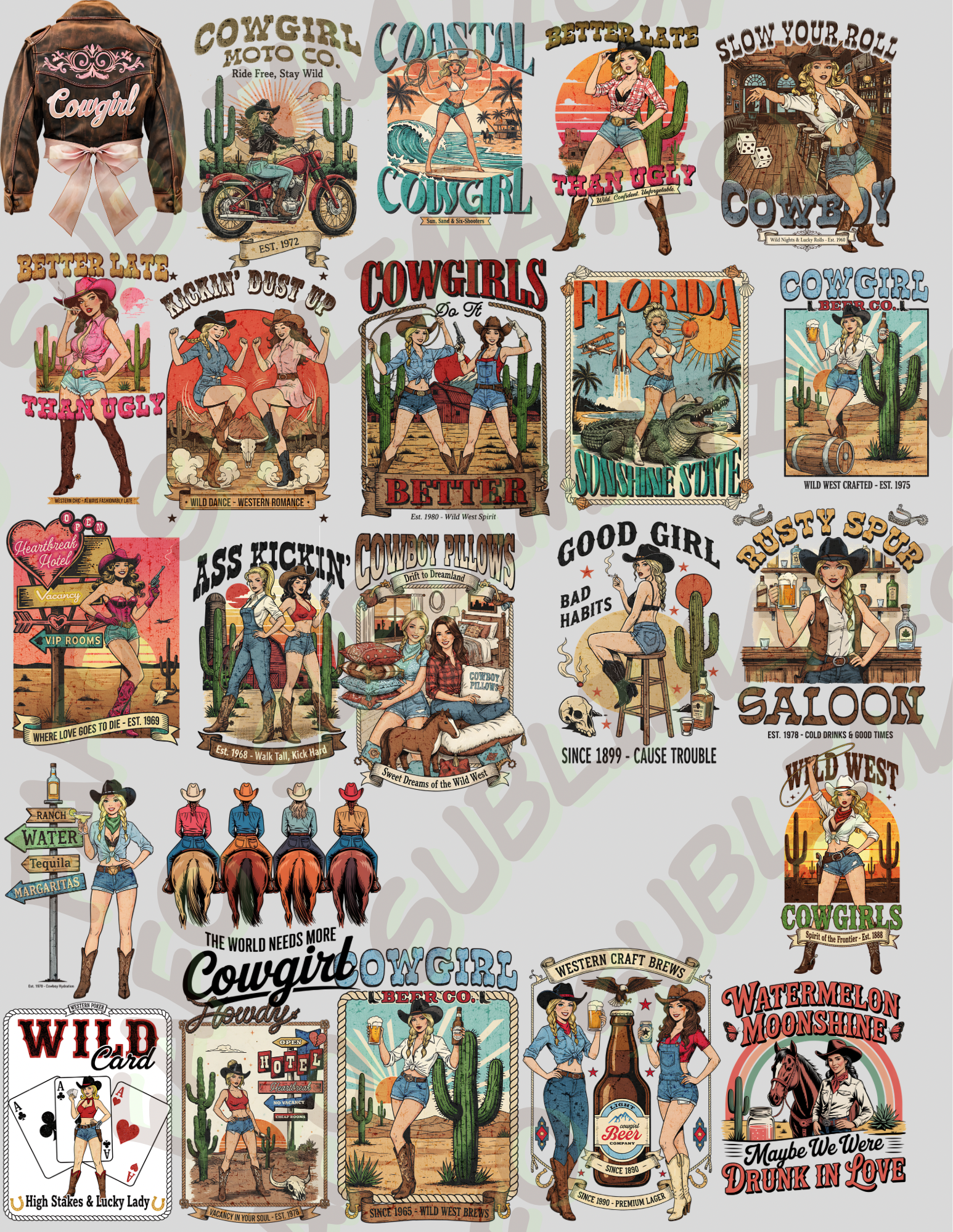 Cowboy/ Cowgirl Designs