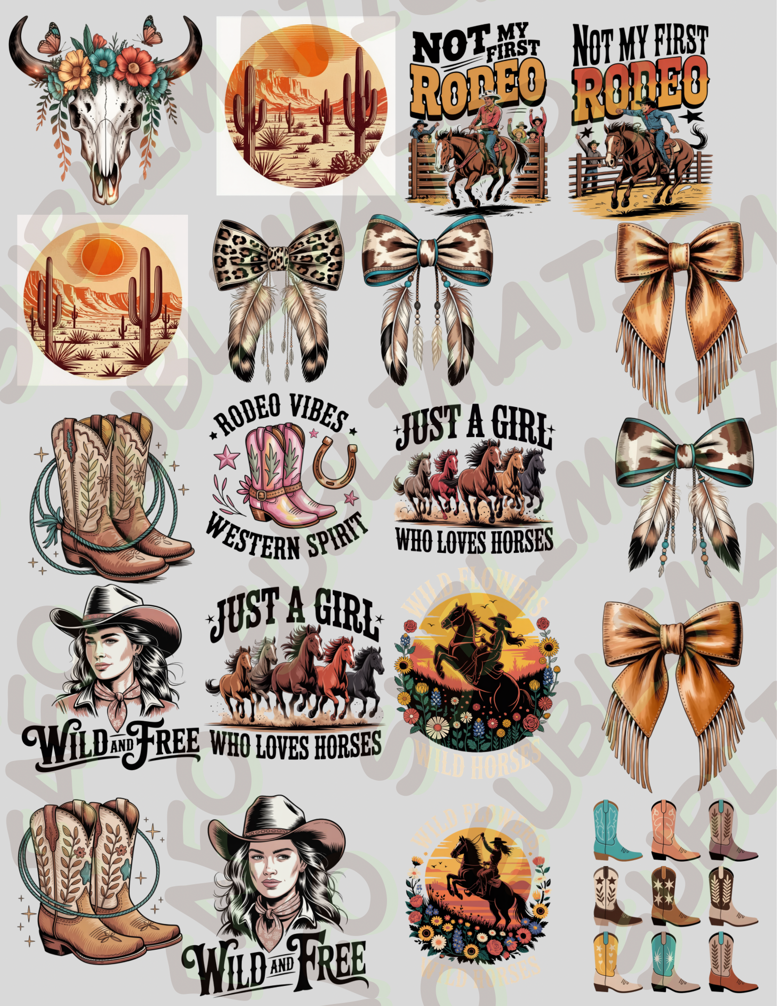 Cowboy/ Cowgirl Designs