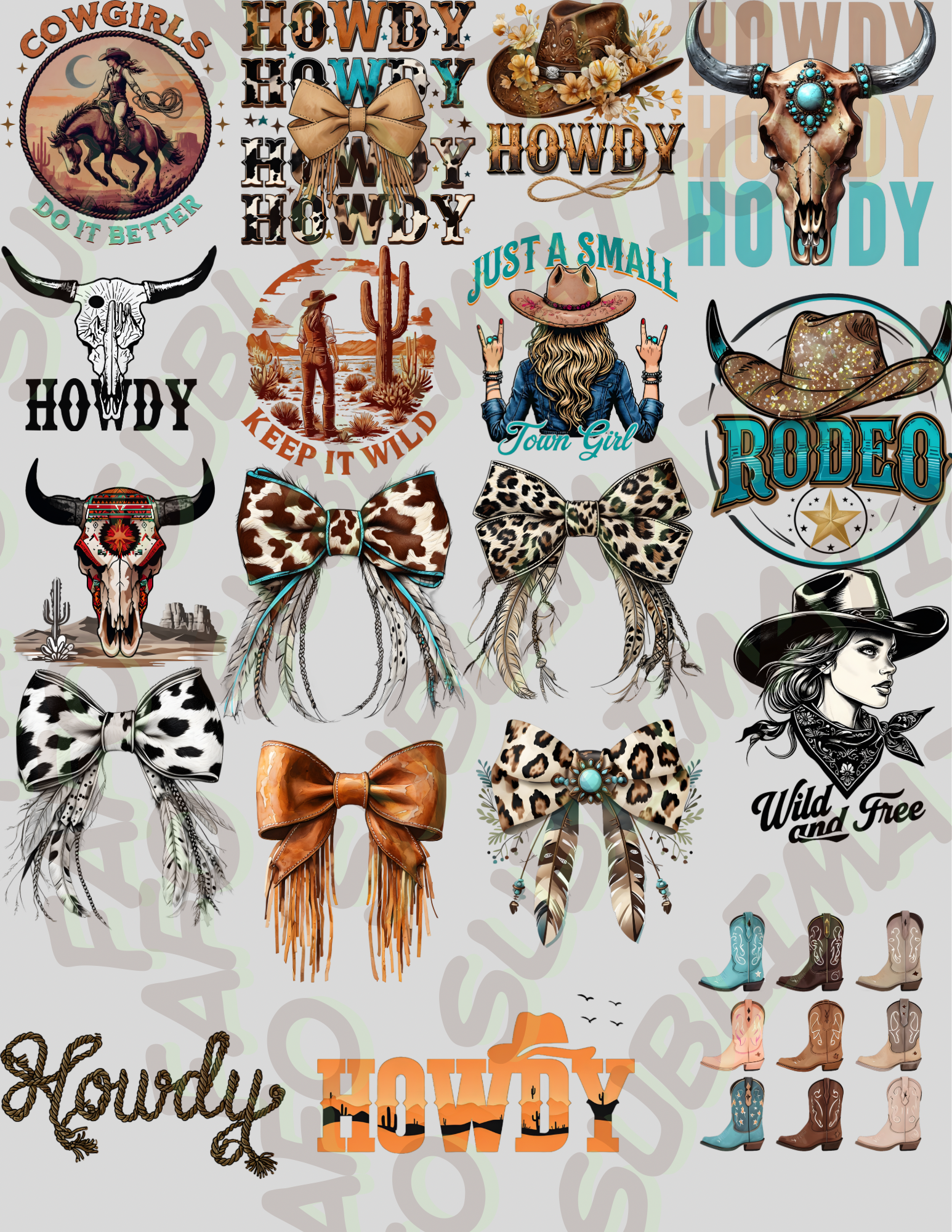 Cowboy/ Cowgirl Designs